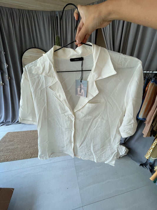 Trois ivory shirt