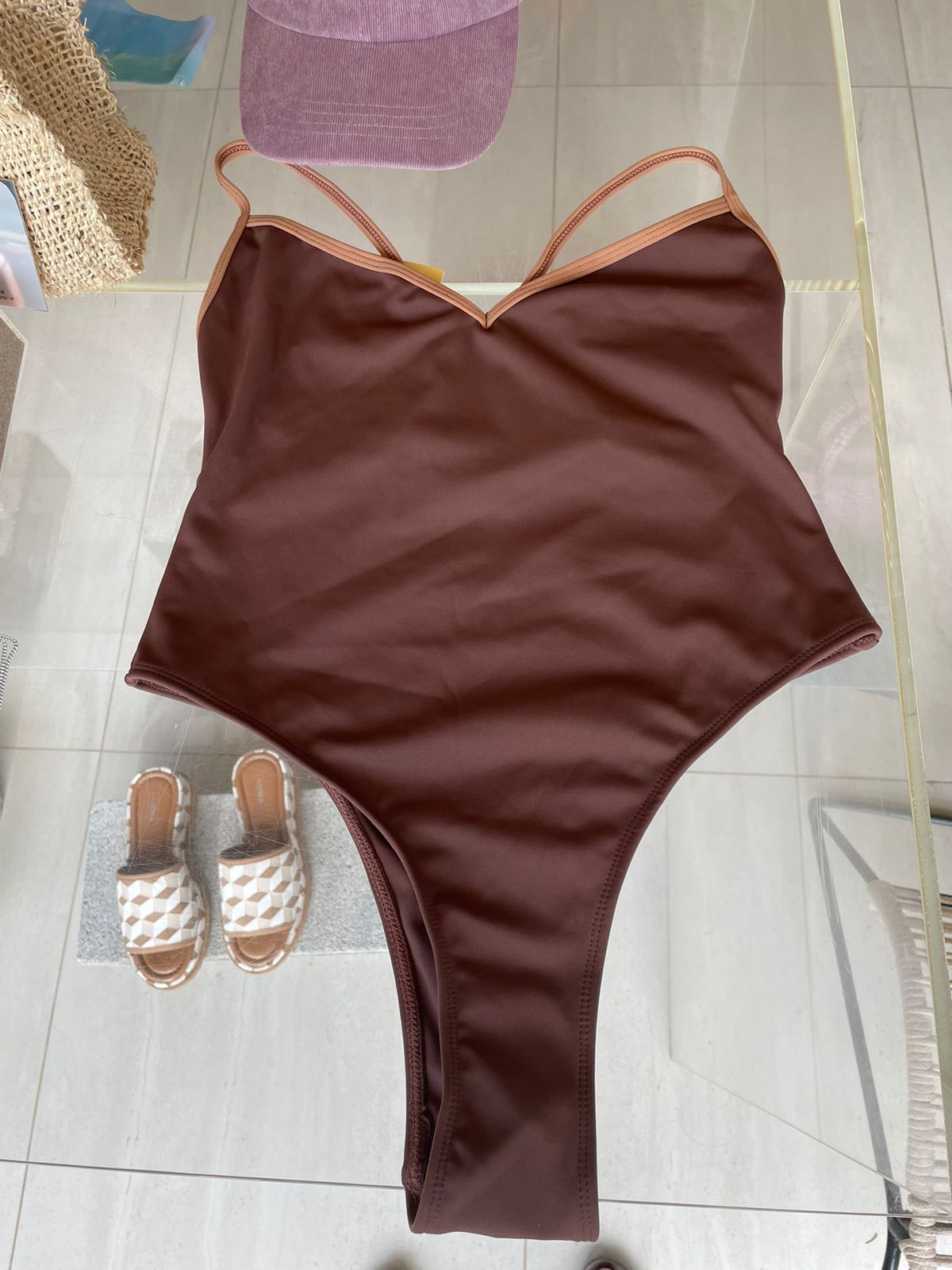 Charley holiday Chocolate 1 piece swim