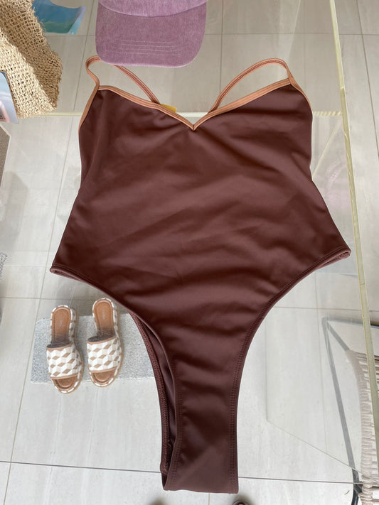 Charley holiday Chocolate 1 piece swim