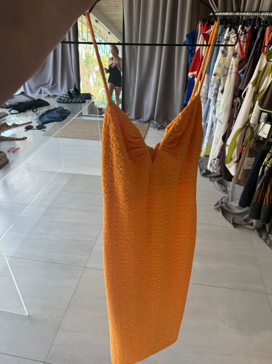 ASTR orange dress